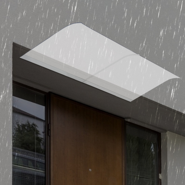 Rideau de pluie transparent 160x50cm, rideau de fenêtre, rideau de porte d'entrée