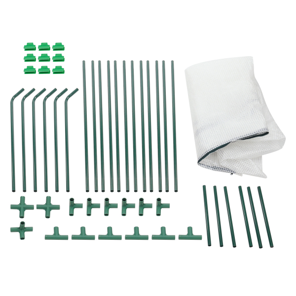 1,8 x 0,9 x 0,9 m Petite serre pour balcon, serre à tomates avec fenêtres enroulables 1,8 x 0,9 x 0,9 m Petite serre pour balcon, serre à tomates avec fenêtres enroulables