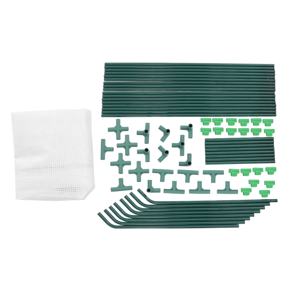 2,7 x 0,9 x 0,9 m Petite serre pour balcon, serre à tomates avec fenêtres enroulables 2,7 x 0,9 x 0,9 m Petite serre pour balcon, serre à tomates avec fenêtres enroulables