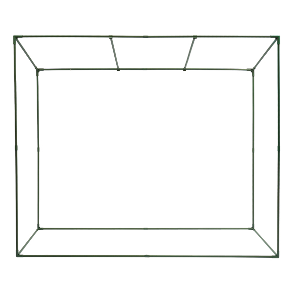 Serre à plantes 200 x 77 x 170 cm, kit de serre avec fenêtre, serre pour extérieur - Vert