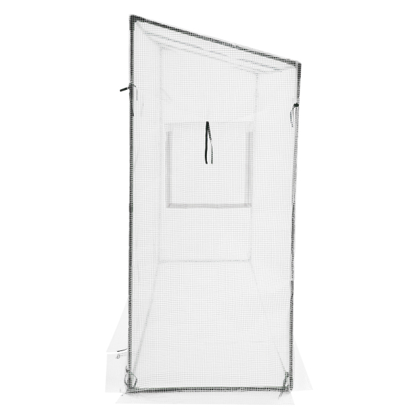 Serre à plantes 200 x 77 x 170 cm, kit de serre avec fenêtre, serre pour extérieur - Blanc Serre à plantes 200 x 77 x 170 cm, kit de serre avec fenêtre, serre pour extérieur - Blanc