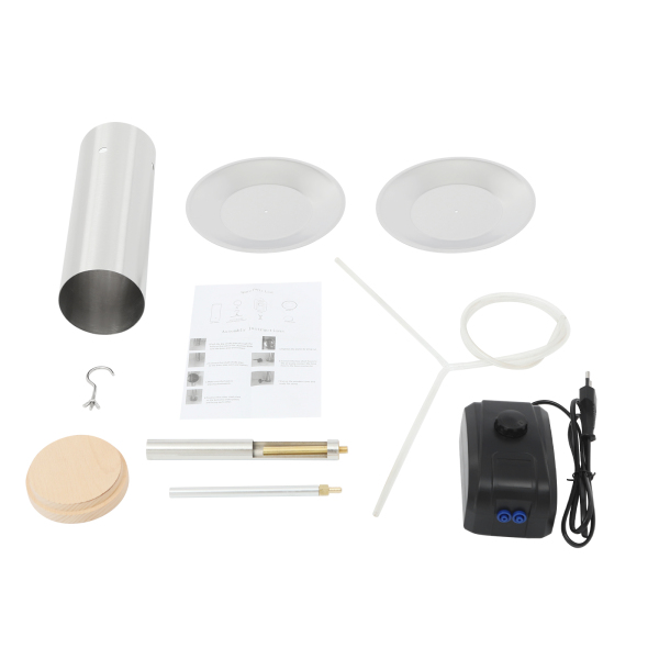 Générateur de fumée froide électrique avec couvercle et pompe à air, fumoir portable pour barbecue, machine à fumée froide en acier inoxydable pour aliments