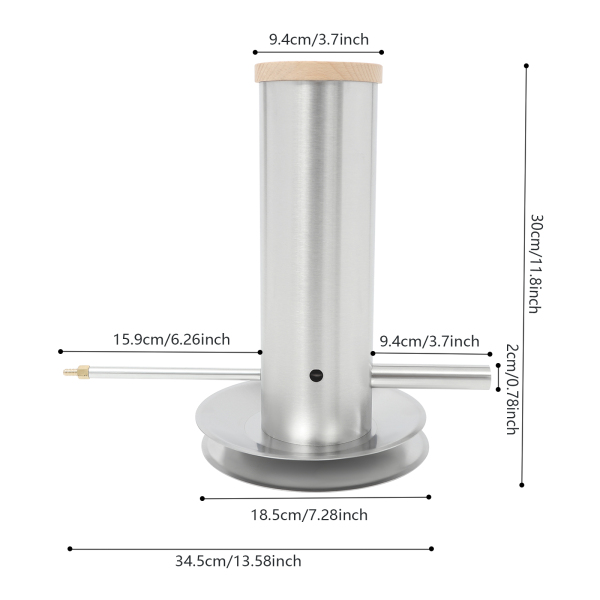 Générateur de fumée froide électrique avec couvercle et pompe à air, fumoir portable pour barbecue, machine à fumée froide en acier inoxydable pour aliments