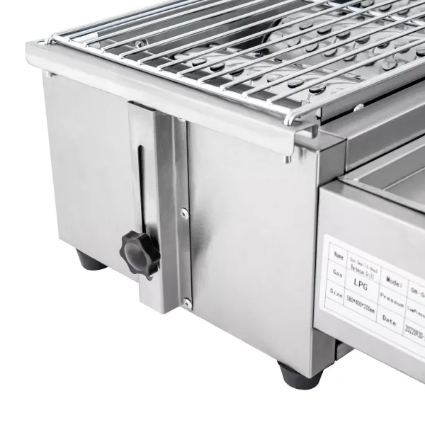 Barbecue à gaz, 4 feux, GPL, gaz, table, barbecue, jardin,table à steak en acier inoxydable 2800 Pa Barbecue à gaz, 4 feux, GPL, gaz, table, barbecue, jardin,table à steak en acier inoxydable 2800 Pa