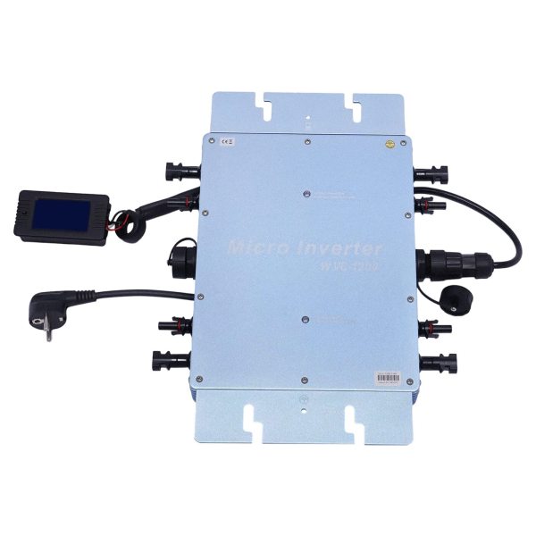 Micro onduleur solaire 1200 W - Micro onduleur automatique - Identif solaire - MPPT DC20-50 V - IP65