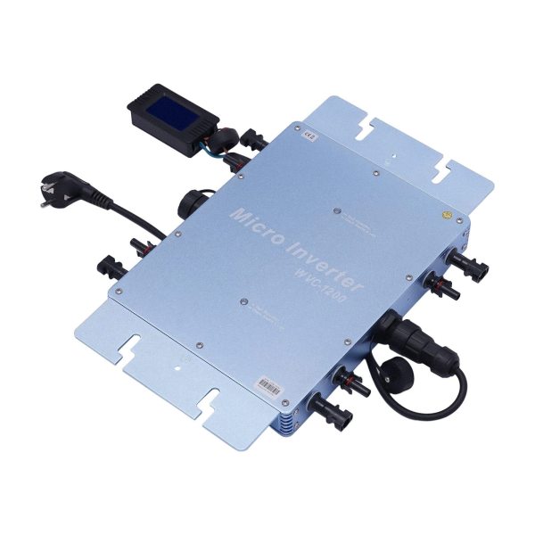 Micro onduleur solaire 1200 W - Micro onduleur automatique - Identif solaire - MPPT DC20-50 V - IP65 Micro onduleur solaire 1200 W - Micro onduleur automatique - Identif solaire - MPPT DC20-50 V - IP65