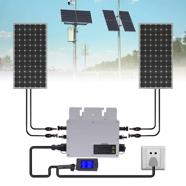 700 W Onduleur solaire Grid Tie Contrôleur Micro Onduleur solaire Grid Tie Micro Inverter étanche IP65 220 V Micro Onduleur