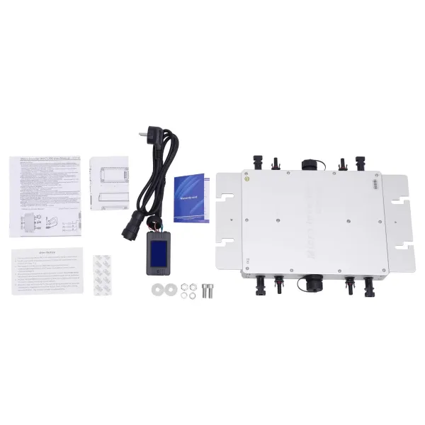 Micro onduleur solaire 1200 W - Micro onduleur automatique - Identif solaire - MPPT DC20-50 V - IP65