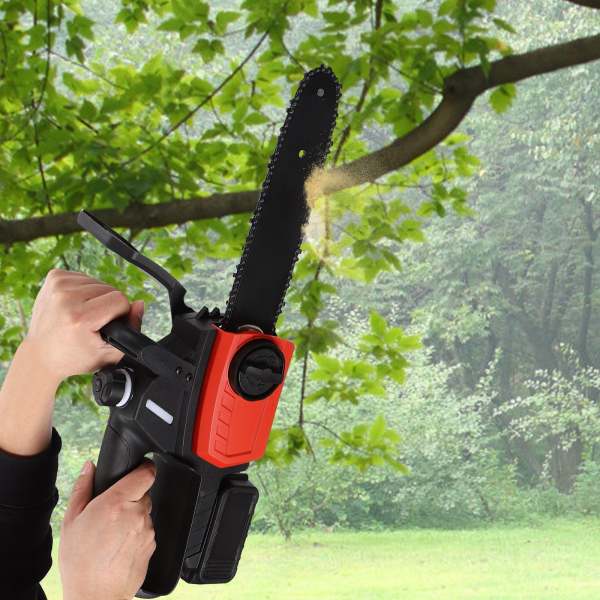 Tronçonneuse sans fil 20 V Max avec perche et chaîne de 10 pouces, poignée arrière, comprend une batterie lithium-ion et un chargeur Tronçonneuse sans fil 20 V Max avec perche et chaîne de 10 pouces, poignée arrière, comprend une batterie lithium-ion et un chargeur