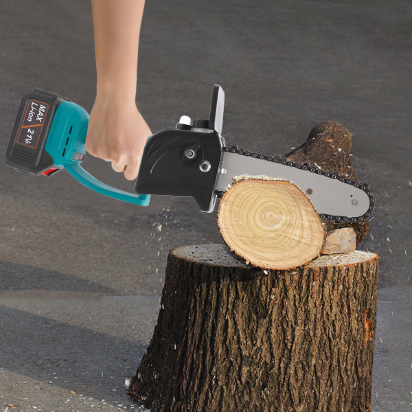 Tronçonneuse électrique 8" sans fil avec 2 batteries et chargeur 120 W pour couper les branches et le jardin
