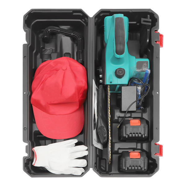 Tronçonneuse sans fil au lithium-ion de 12 pouces, 21 V avec 2 batteries Tronçonneuse sans fil au lithium-ion de 12 pouces, 21 V avec 2 batteries