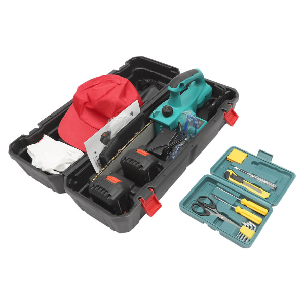 Tronçonneuse sans fil au lithium-ion de 12 pouces, 21 V avec 2 batteries Tronçonneuse sans fil au lithium-ion de 12 pouces, 21 V avec 2 batteries