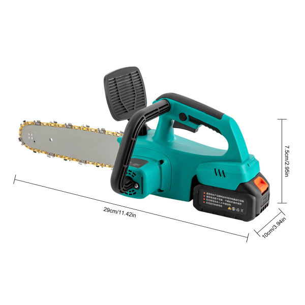 Tronçonneuse sans fil au lithium-ion de 12 pouces, 21 V avec 2 batteries Tronçonneuse sans fil au lithium-ion de 12 pouces, 21 V avec 2 batteries