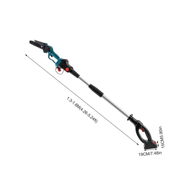 Tronçonneuse sans fil sans balais, scie polaire, tronçonneuse à main avec 1 batterie et 1 chargeur, tronçonneuse à tige pour coupe du bois de jardin Tronçonneuse sans fil sans balais, scie polaire, tronçonneuse à main avec 1 batterie et 1 chargeur, tronçonneuse à tige pour coupe du bois de jardin