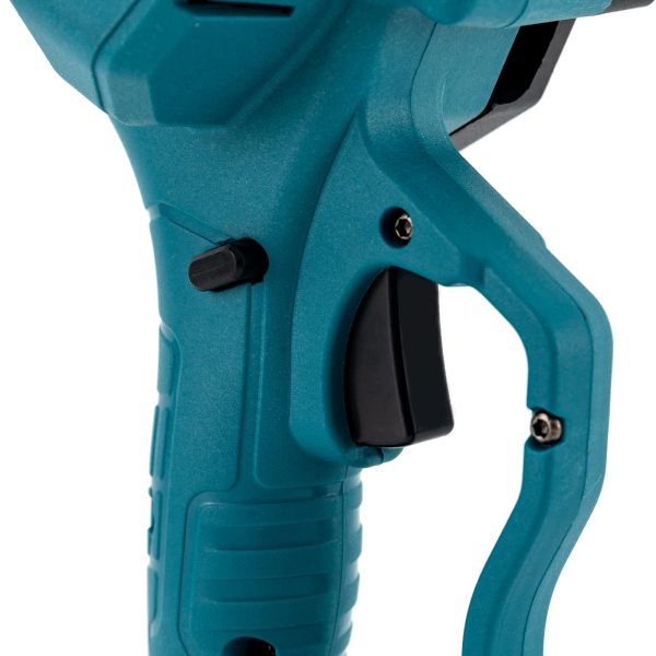 Tronçonneuse sans fil sans balais, scie polaire, tronçonneuse à main avec 1 batterie et 1 chargeur, tronçonneuse à tige pour coupe du bois de jardin