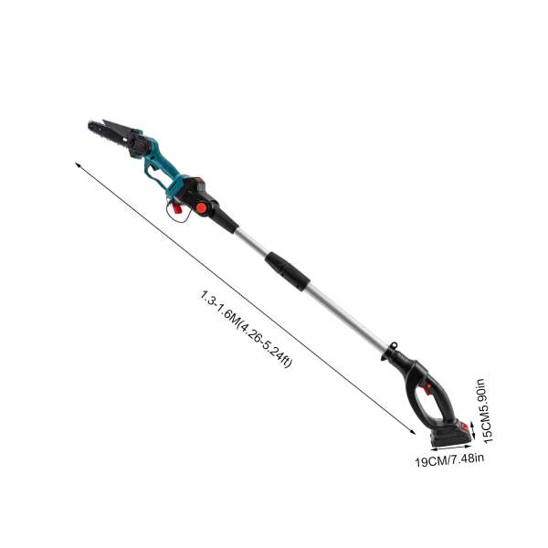 Tronçonneuse sans fil sans balais, scie polaire, tronçonneuse à main avec 1 batterie et 1 chargeur, tronçonneuse à tige pour coupe du bois de jardin Tronçonneuse sans fil sans balais, scie polaire, tronçonneuse à main avec 1 batterie et 1 chargeur, tronçonneuse à tige pour coupe du bois de jardin