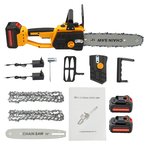Tronçonneuse sans fil 12" 21 V-2 avec batterie et chargeur Kit léger portatif