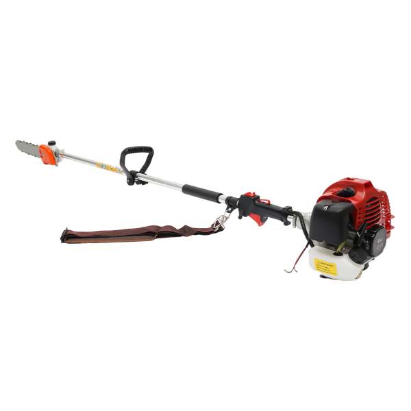 Taille-haie multifonctionnelle à essence 2 temps avec lame à gaz, Scie à essence 43cc pour arbres, arbustes, branches
