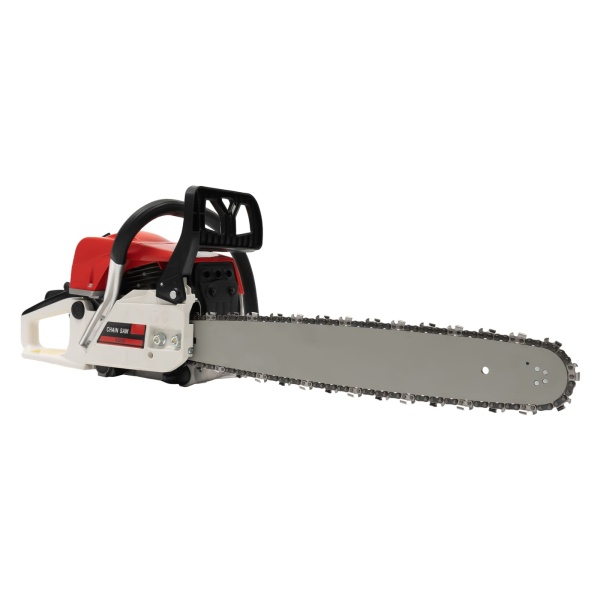 Tronçonneuse à essence de 50,8 cm, 52 cc, avec moteur 2 temps, scie électrique à essence pour couper le bois