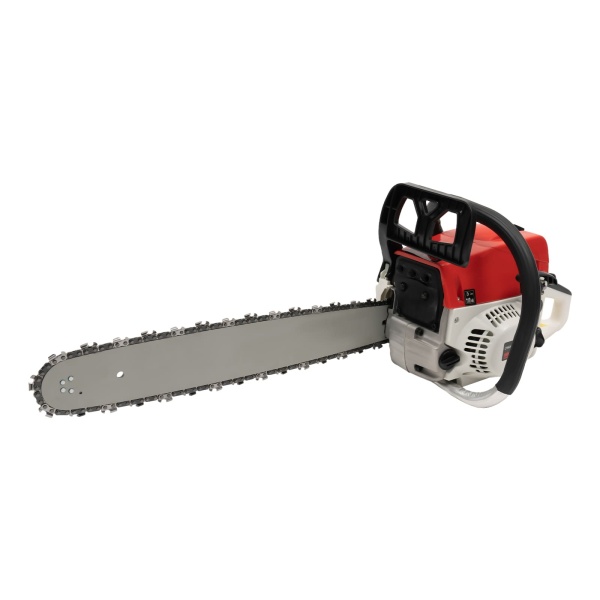 Tronçonneuse à essence de 50,8 cm, 52 cc, avec moteur 2 temps, scie électrique à essence pour couper le bois