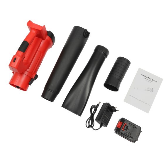 Aspirateur sans fil 21V, souffleur électrique sans fil avec batterie et chargeur, pour l'entretien de la pelouse, la neige et la poussière