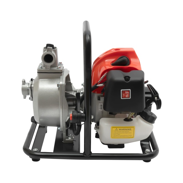 CNCEST Pompe à eau à essence 43 CC 2 temps - Pompe de jardin 1,25 kW 6500 tr/min - Pour irrigation, entretien de l'étang