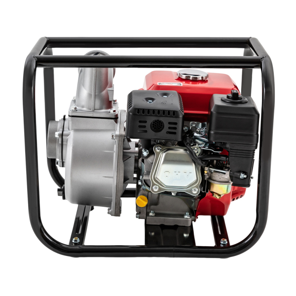 Pompe à eau semi-poubelle auto-amorçante à air monocylindre, 7,5 HP, 3 pouces, 4 temps, alimentée au gaz