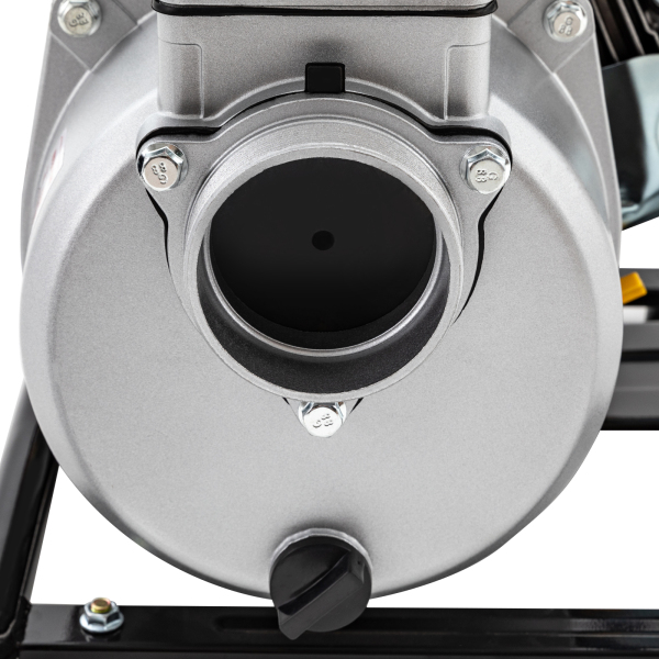 Pompe à eau semi-poubelle auto-amorçante à air monocylindre, 7,5 HP, 3 pouces, 4 temps, alimentée au gaz