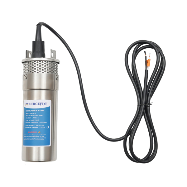 Pompe de puits profond 120 W 12 L/min Pompe submersible Max. 30 m, pompe à sable IP64