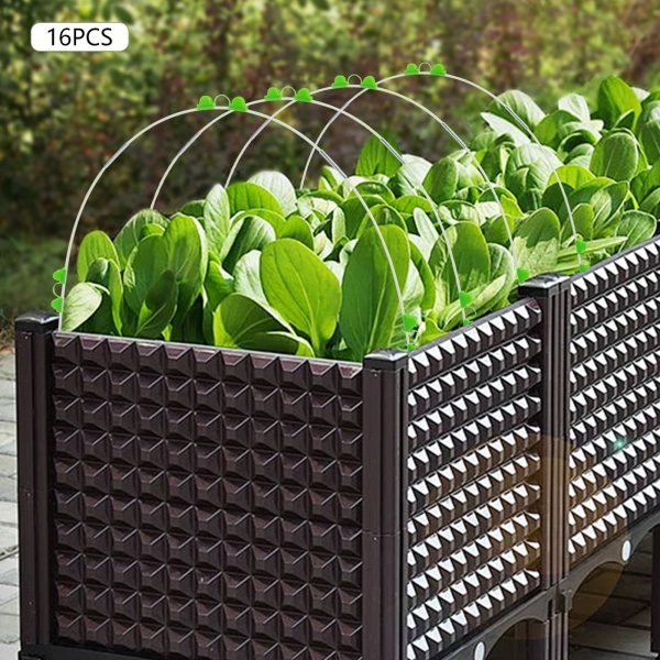 Kit de filet de jardin en forme de cerceau de serre, cerceaux de jardin pour tunnel de culture à faire soi-même, ensembles de tunnels de culture en forme de cerceau de serre Kit de filet de jardin en forme de cerceau de serre, cerceaux de jardin pour tunnel de culture à faire soi-même, ensembles de tunnels de culture en forme de cerceau de serre