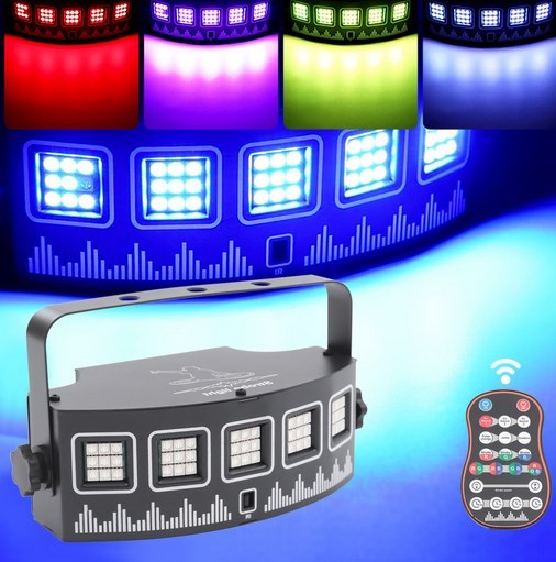 10 W LED lumière de scène disco lumière spot avec télécommande projecteur pour fête, bar, anniversaire