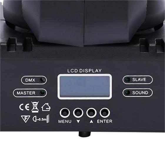 Faisceau à tête mobile 36x3W RGBW LED, lumière de lavage de scène Disco DJ, éclairage à effet de canal DMX