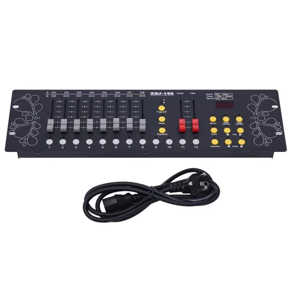 Contrôleur DMX, console DMX, programme de contrôleur d'éclairage de scène DMX Premium, console d'éclairage facile