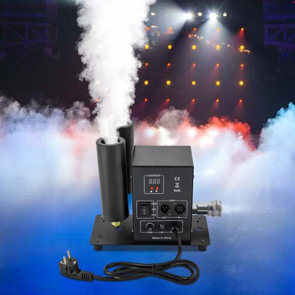 Machine à fumée Mini machine à fumée Club Pub Fogger Effets Machine par DMX 512 Contrôleur de Brouillard pour les vacances, les fêtes