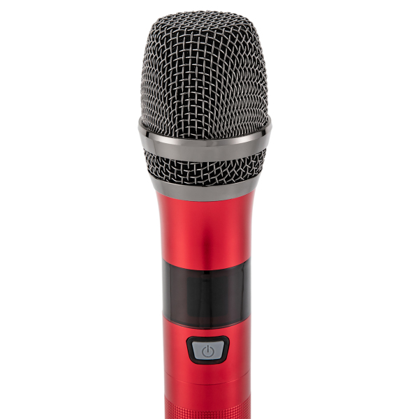 Microphone sans fil, microphones vocaux et récepteur avec 25 canaux, microphone sans fil pour karaoké chant mariage DJ fête discours église classe