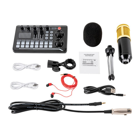 Kit de microphone de podcast, microphone en streaming