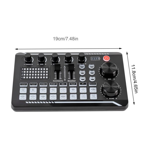 Kit de microphone de podcast, microphone en streaming, microphone à condensateur USB, mixeur audio avec carte son, pour live, streaming
