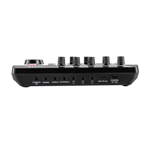 Sound Mixer Effects Board, carte son compatible Bluetooth avec de multiples effets sonores et des lumières LED