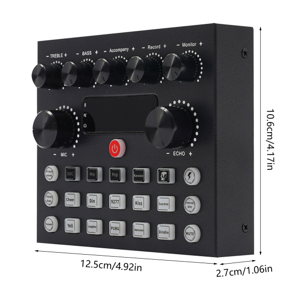 Microphone Podcast avec changeur de voix, microphone à condensateur pour studio d'enregistrement pour voix, PC, TikTok, YouTube Microphone Podcast avec changeur de voix, microphone à condensateur pour studio d'enregistrement pour voix, PC, TikTok, YouTube