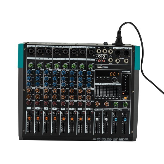 Mélangeur audio professionnel, mélangeur audio 8 canaux