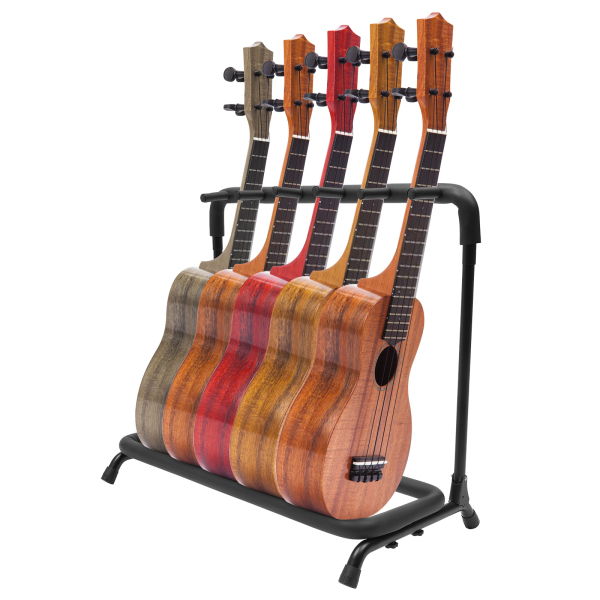Support de guitare Support de guitare Support de basse, Support en métal, Support universel pour banjo, 74*40*67cm, Noir