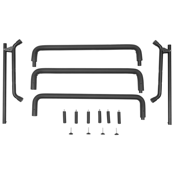 Support de guitare Support de guitare Support de basse, Support en métal, Support universel pour banjo, 74*40*67cm, Noir