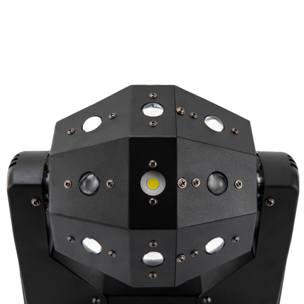 120W, 16 LED Flash rotatif trois en un, RGBW DMX, adapté aux performances de fête sur scène, de mariage