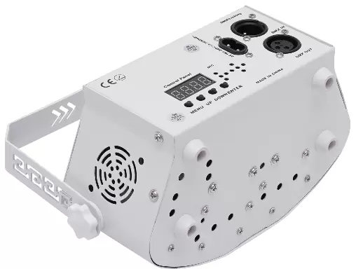 15 Lens Disco Party Light, Indoor DJ Podiumverlichting DMX 512 Geluidsgeactiveerd 192 Patronen Projector voor Kerstmis Halloween Decoratie Karaoke Bar KTV Dans Verjaardag Huwelijkscadeau (Wit)