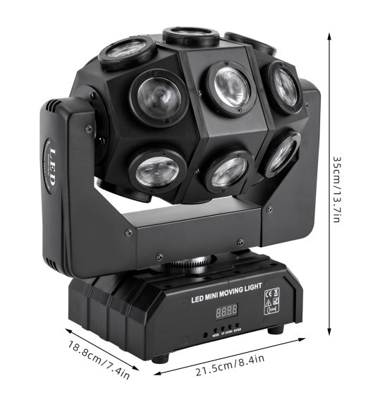 La scène disco à tête mobile 180W LED allume le DJ allume la lumière RGBW pour l'effet de projecteur de club de barre