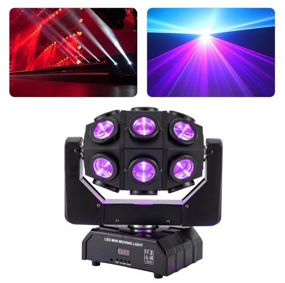 La scène disco à tête mobile 180W LED allume le DJ allume la lumière RGBW pour l'effet de projecteur de club de barre