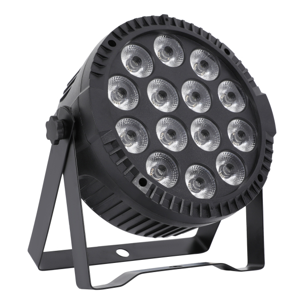 Projecteur LED RGBW, Projecteur de scène, Projecteur RGBW, Pour les mariages, les bars, les tournées de concerts, Gradation : 0-100, 22*23.5*8, Noir
