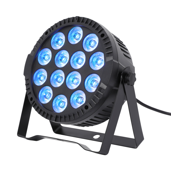 Projecteur LED RGBW, Projecteur de scène, Projecteur RGBW, Pour les mariages, les bars, les tournées de concerts, Gradation : 0-100, 22*23.5*8, Noir