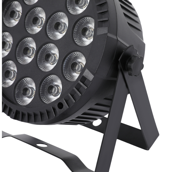 Projecteur LED RGBW, Projecteur de scène, Projecteur RGBW, Pour les mariages, les bars, les tournées de concerts, Gradation : 0-100, 22*23.5*8, Noir