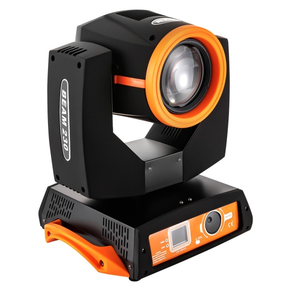 Projecteur à tête mobile 7R 230 W - 14 couleurs LED - Lumière à tête mobile - Contrôle du son pour église, mariage, fête disco